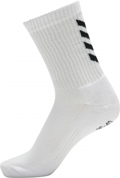 Hummel 3er Pack Sportsocken Fundamental - Weiß